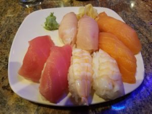 sushi nigiri Bonsai Bistro