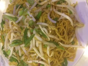 Caramelized garlic noodles bonzai bistro