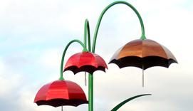 Umbrellas Gracillis Coeur d'Alene Public Art