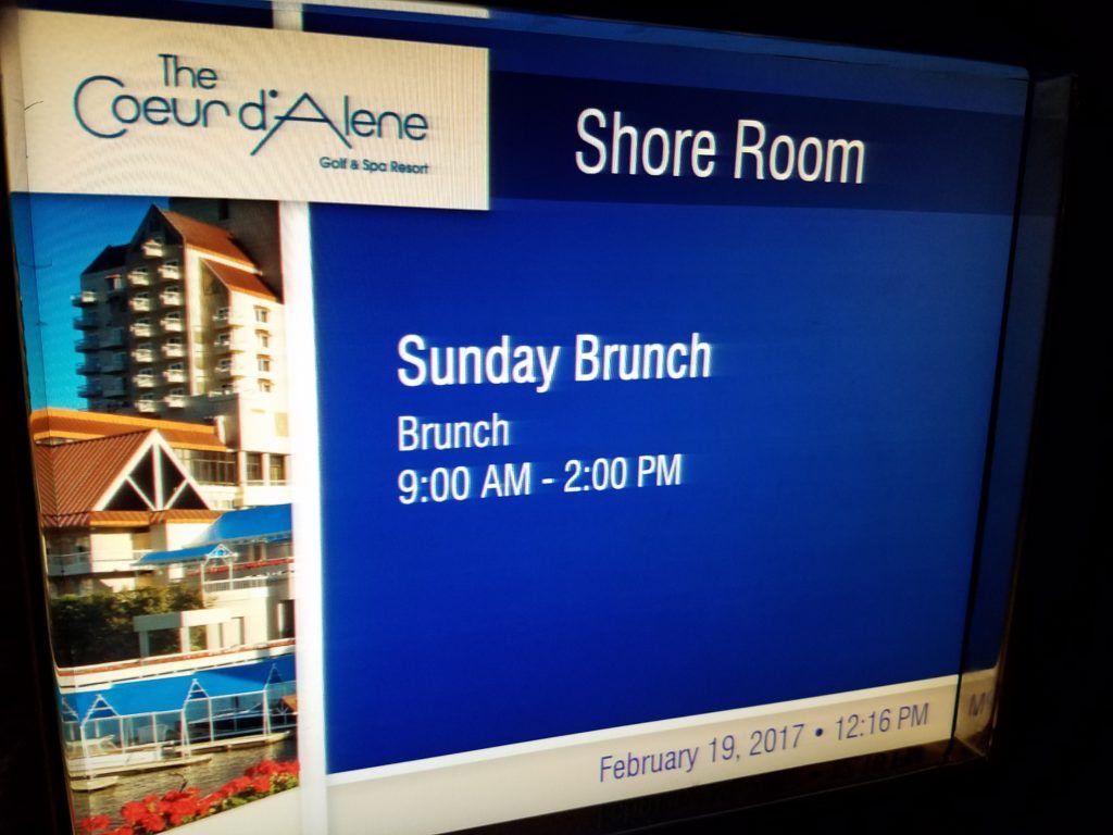 Coeur d'Alene Resort Sunday Brunch Restaurant Review