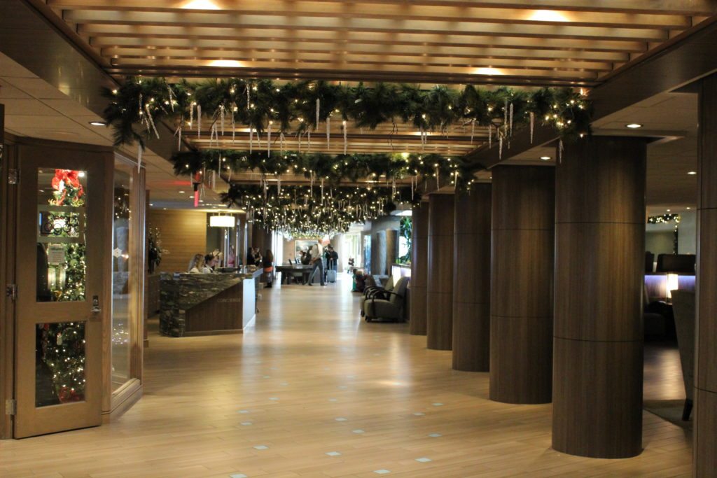 Coeur d'Alene Resort Lobby Christmas Season