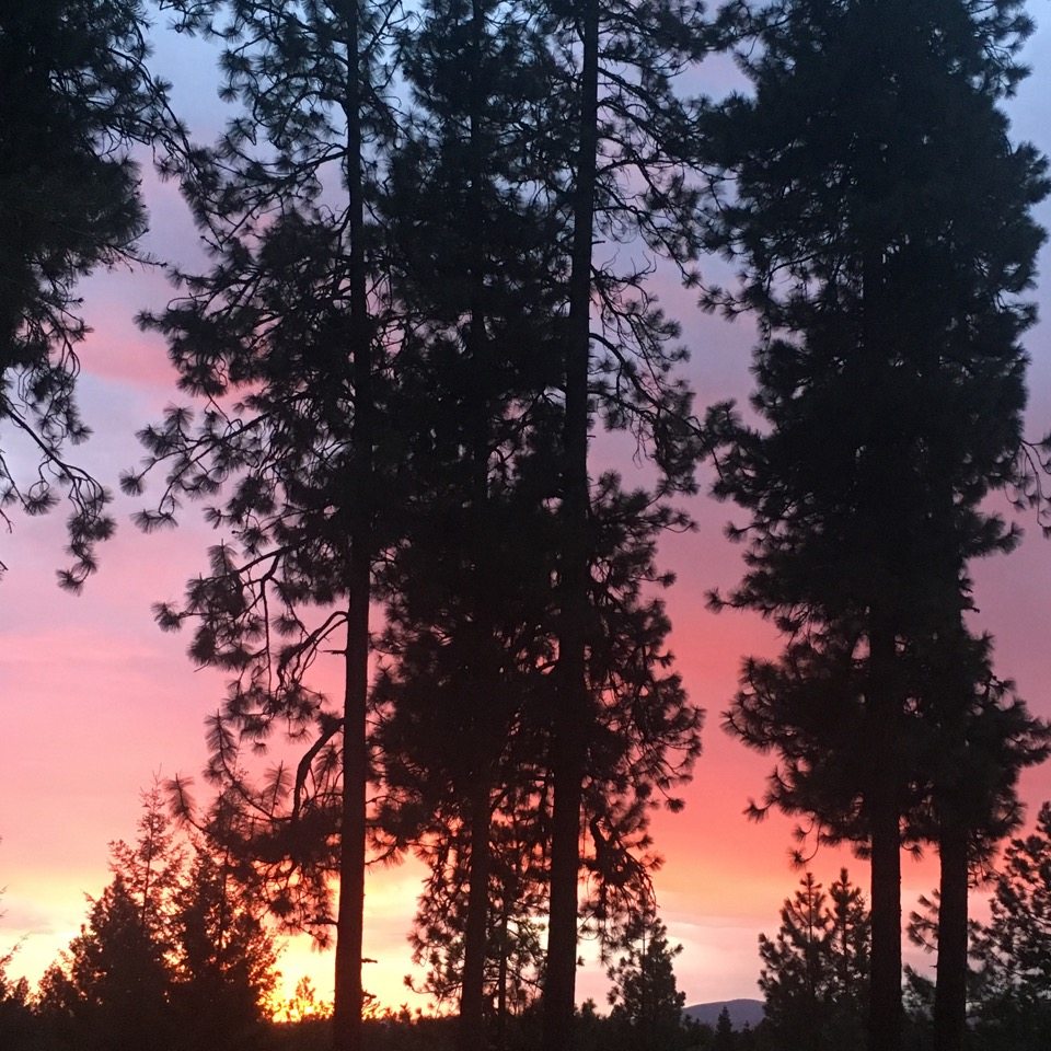 Beautiful Sunset Coeur d'Alene Idaho