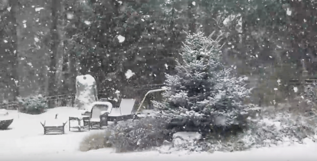 Video Snowing in Coeur d'Alene