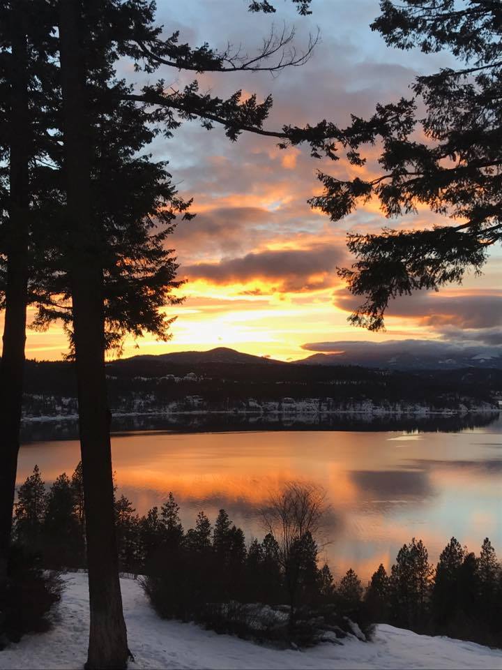 Beautiful Lake Coeur d'Alene Idaho