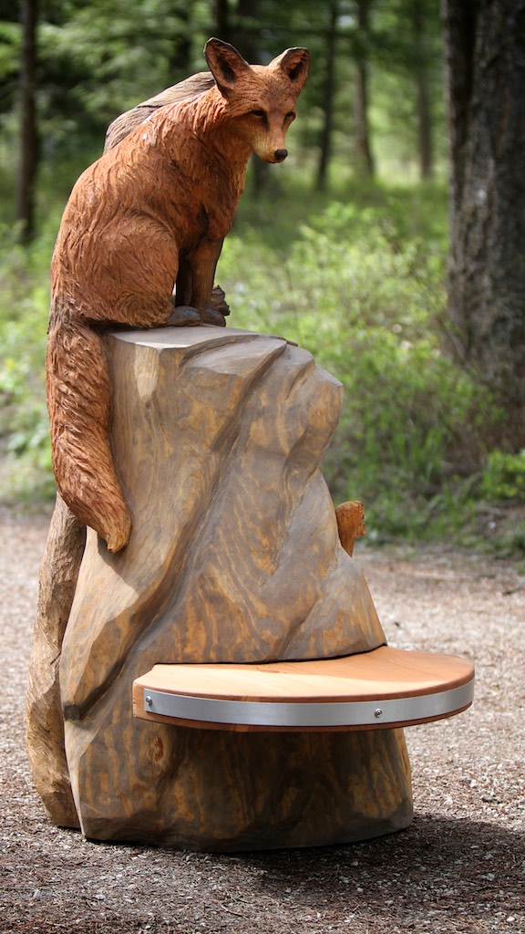 Fox Bench Wood Art CDA Idaho