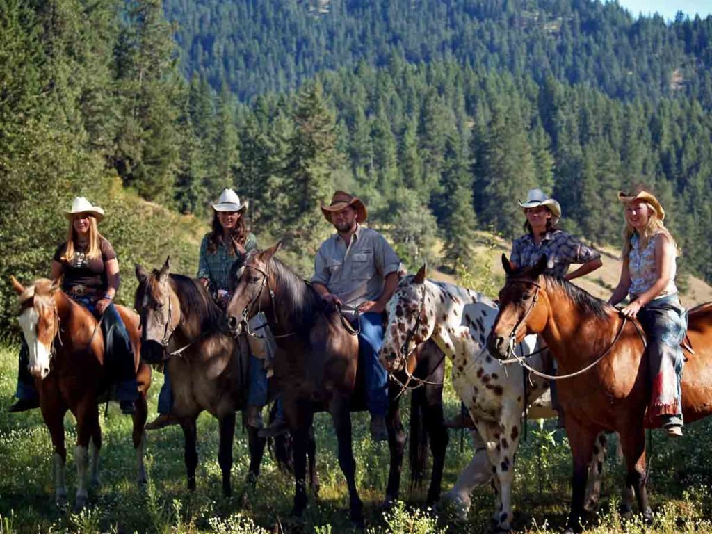 Idaho's Red Horse Mountain Ranch Horseback Riding Dude Ranch