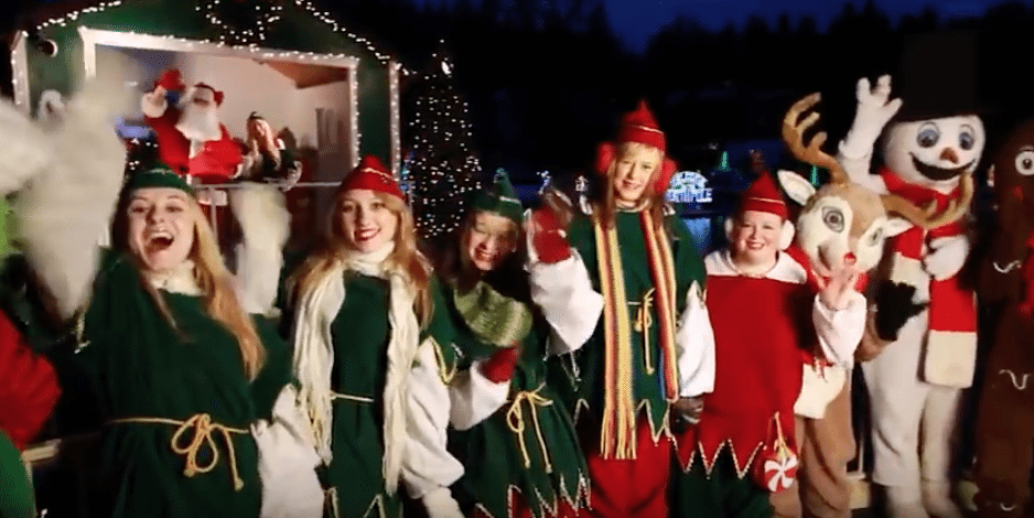 Christmas Season Santa Village Coeur d'Alene Idaho