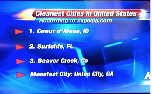CDA Cleanest City In America