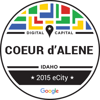 Google named Coeur d'Alene the e-City of Idaho.