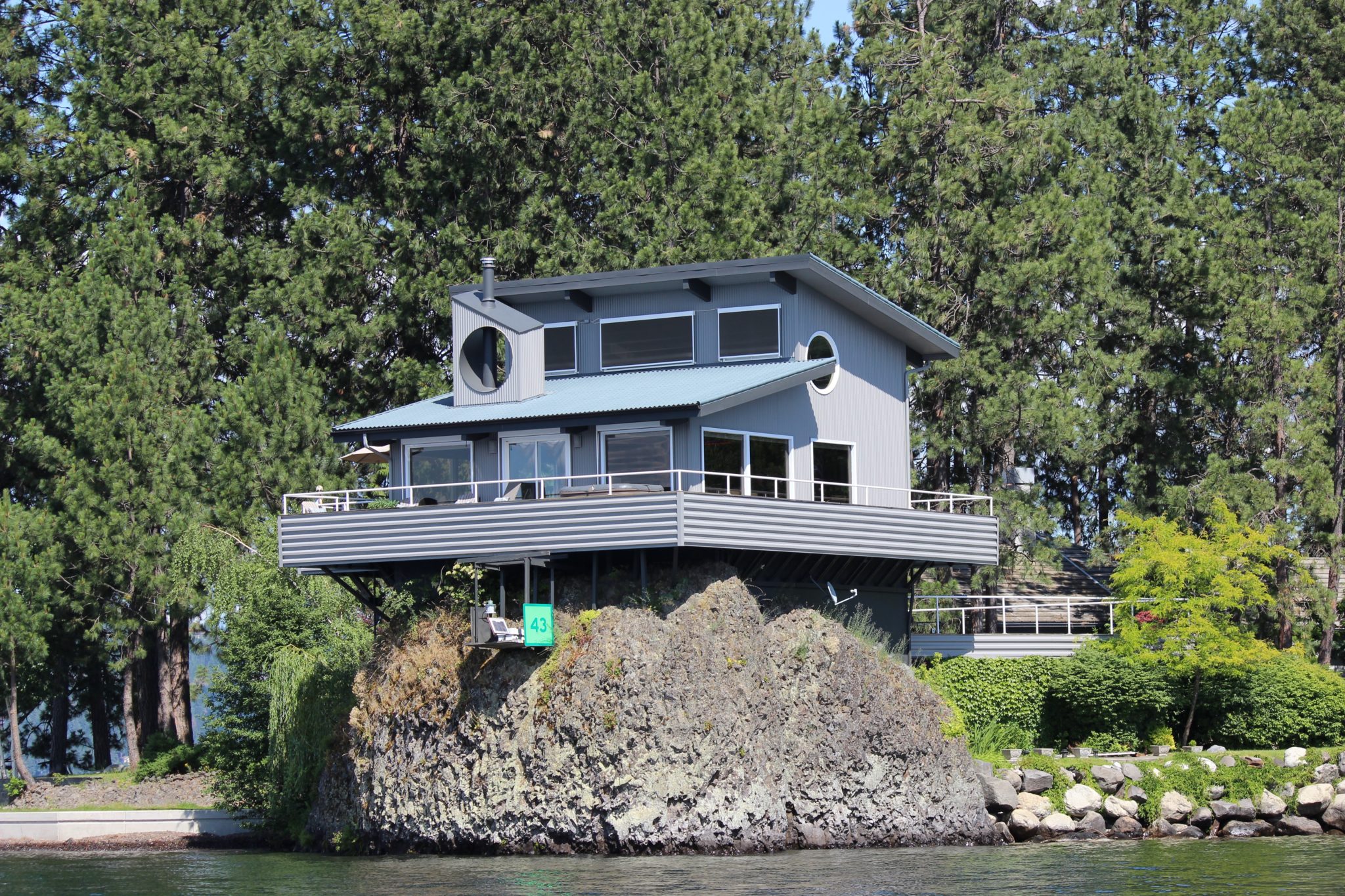 House on a Rock Lake Coeur d'Alene