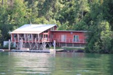 Farm house on the lake