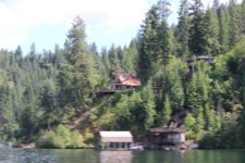 secluded lake home