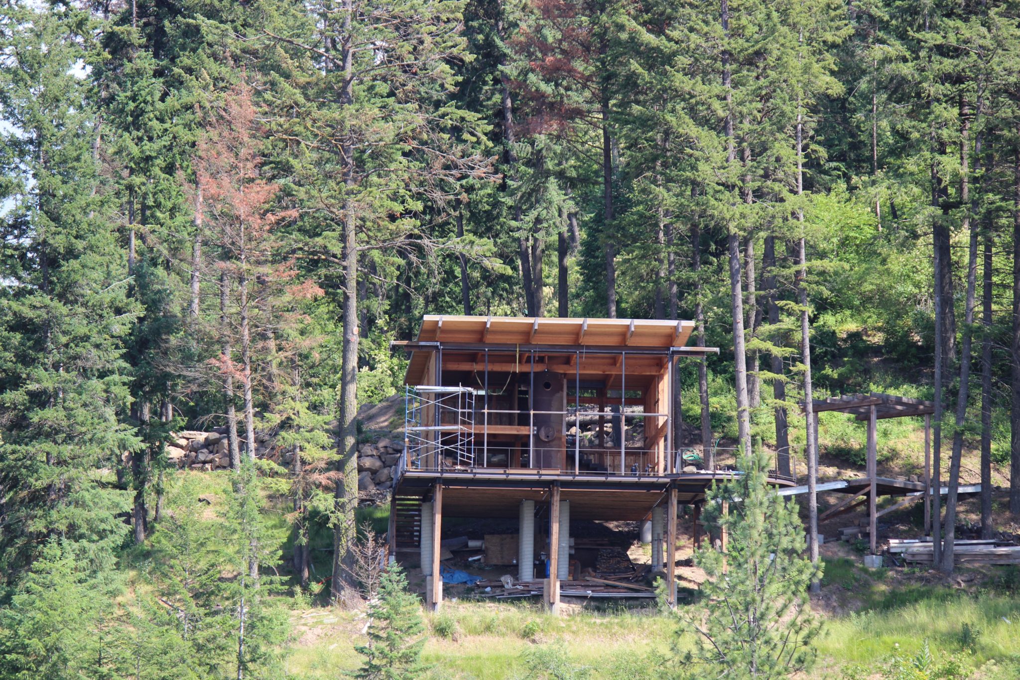 Architectural Home Lake Coeur d'Alene