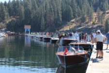 Wood Boats Lined Up CDA