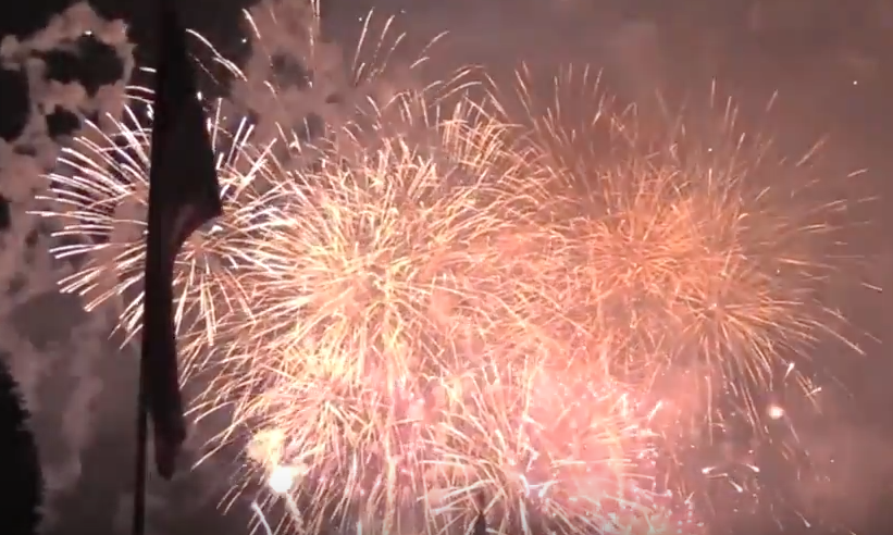 Coeur d'Alene 2017 Lighting Ceremony Fireworks