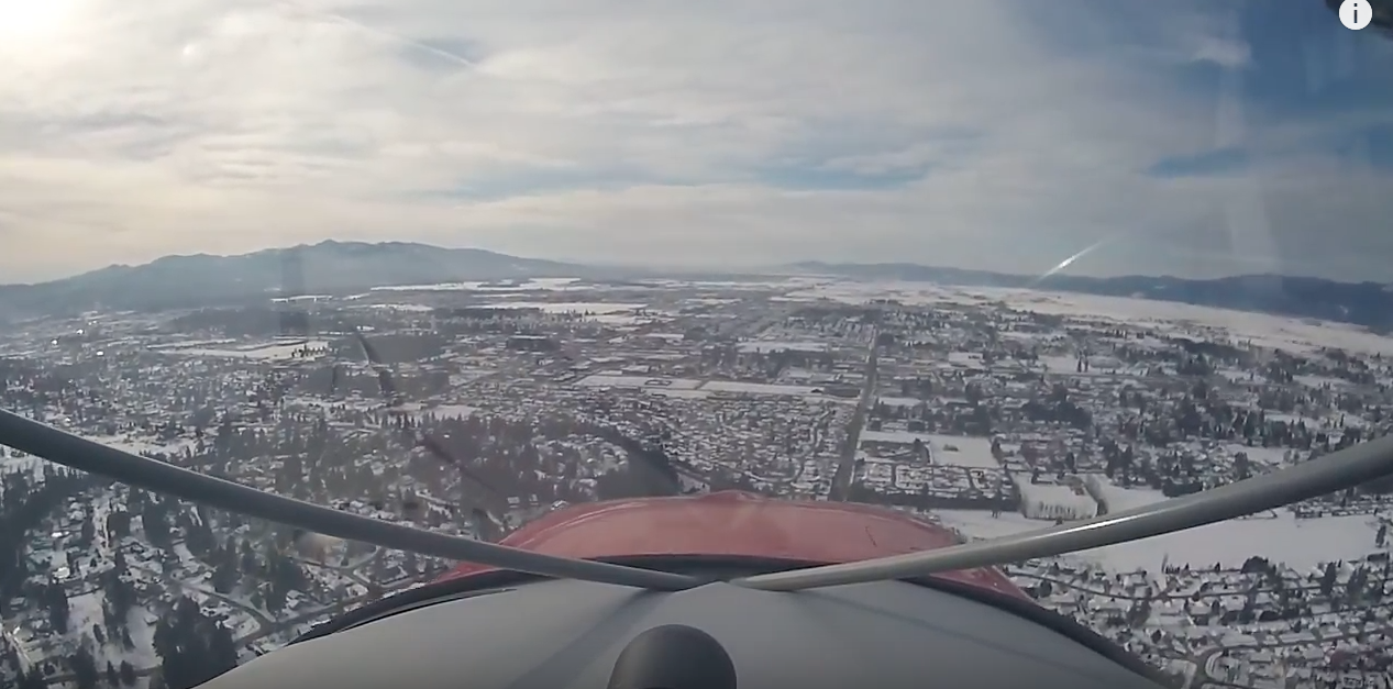 Flying Over Coeur d'Alene