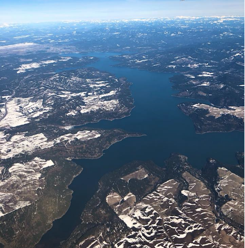 Lake Coeur d'Alene From The Air