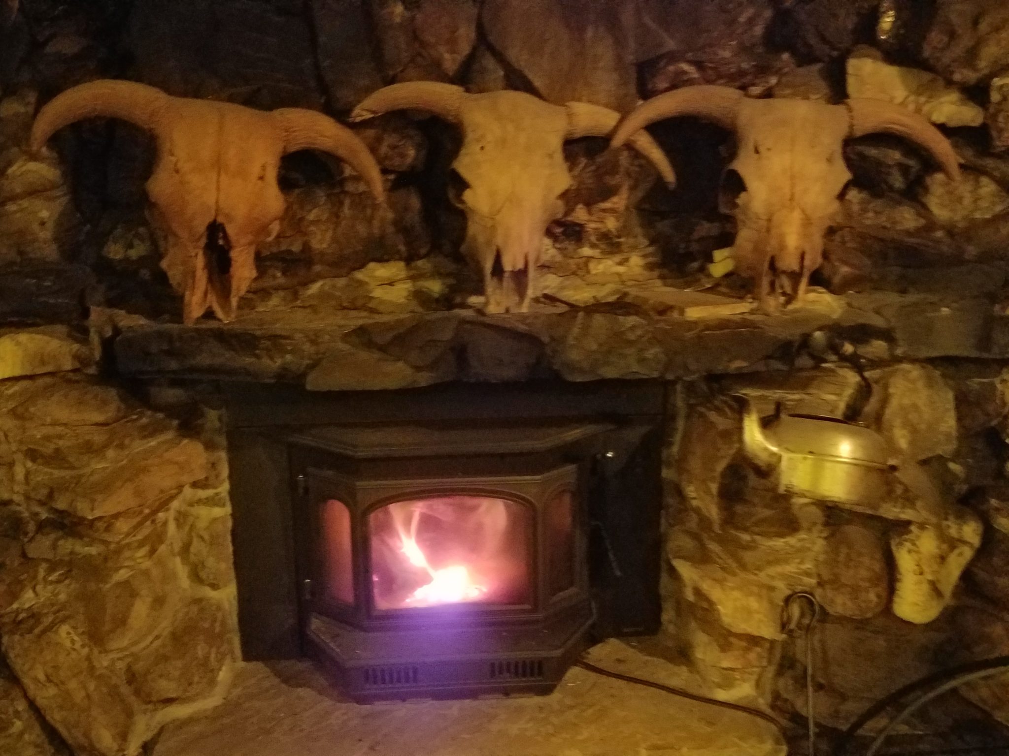 Wolf Lodge Inn Fireplace