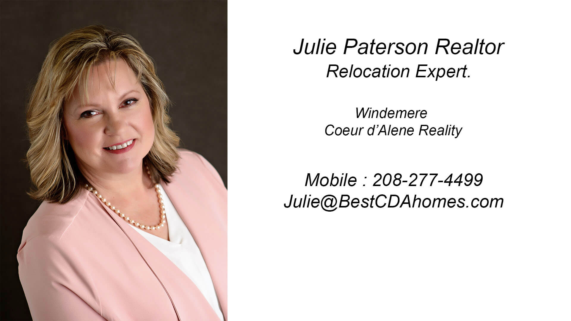 Julie Paterson Realtor