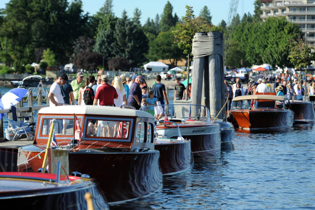 Wooden boat show image